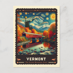 Carte Postale Vermont   Inspiré de Vincent Van Gogh