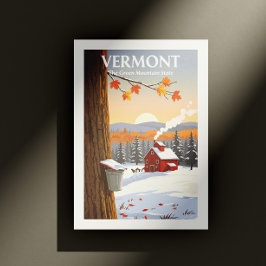 Carte Postale Vermont vintage