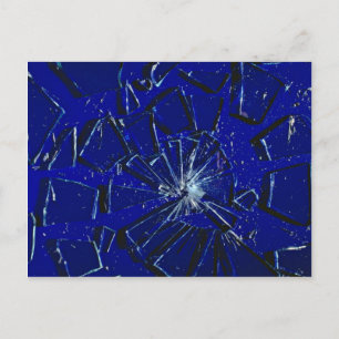 Carte Postale Verre cassé