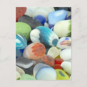 Carte Postale Verre de mer de père Noël Cruz