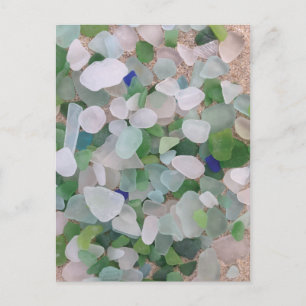 Carte Postale Verre marin de l'océan