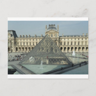 Carte Postale Verre Paris Louvre