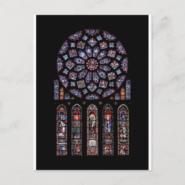 CARTE POSTALE VERRE SOUILLÉ DE CHARTRES VI (Devant)