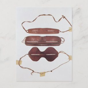 Carte Postale Verres du soleil/neige d'Inuit '