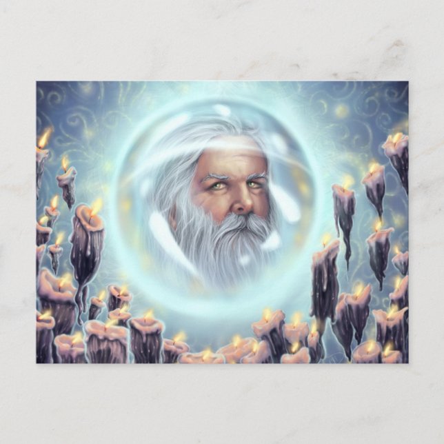 Carte Postale Verrouillé dans la boule de cristal (Devant)