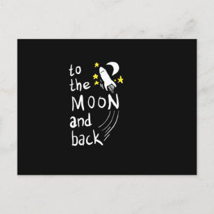 Carte Postale Vers la lune et retour