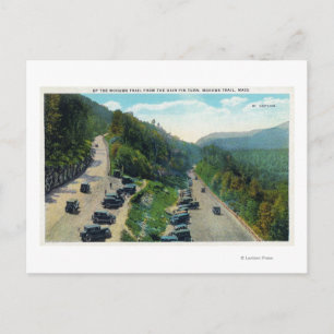 Carte Postale Vers le haut de la piste à partir de l'épingle à c