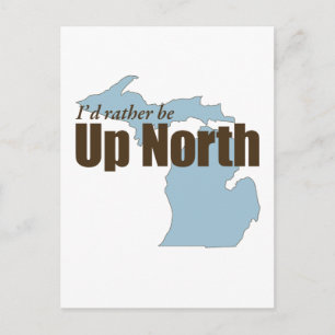 Carte Postale Vers le nord - Michigan