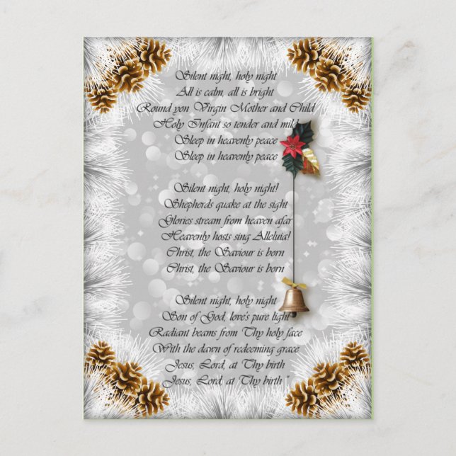 Carte Postale Verset nocturne silencieux (Devant)