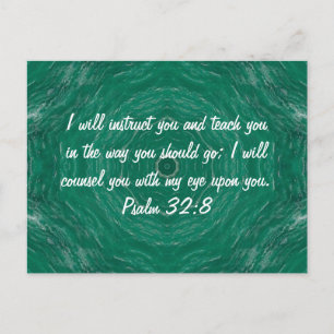 Carte Postale Versets bibliques Citation Inspirationnelle Psaume