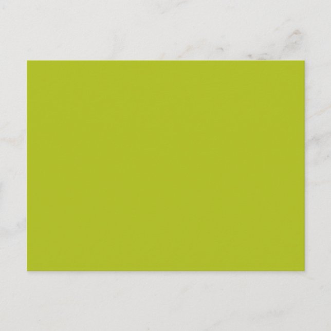 Carte Postale Vert acide (couleur solide) (Devant)