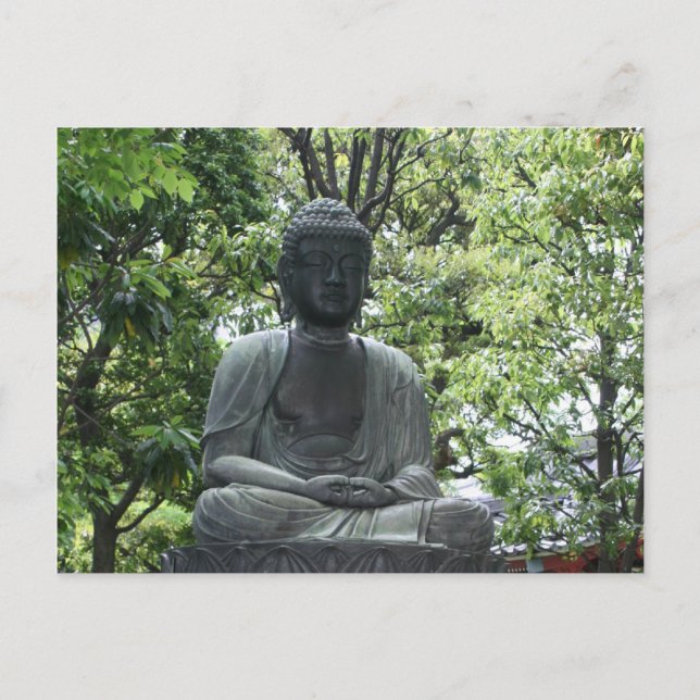 Carte Postale vert de la bouddha sensō-ji (Devant)