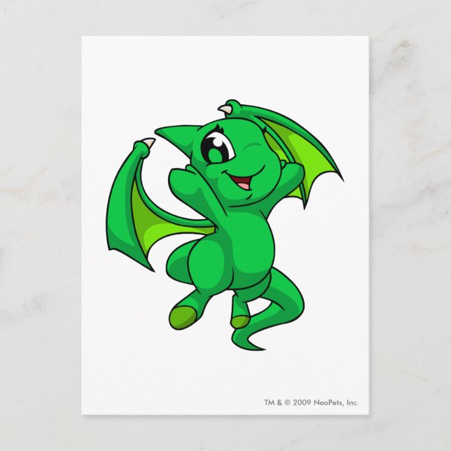 Carte Postale Vert de Shoyru (Devant)