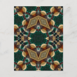 Carte Postale Vert dimensionnel