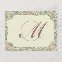 Vert doux Vintage William Morris Honeysuckie