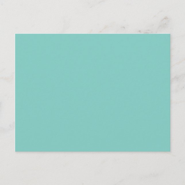 Carte Postale Vert menthe (Devant)