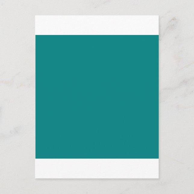 Carte Postale Vert turquoise (Devant)