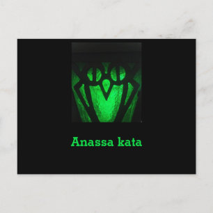 Carte postale verte Bryn Mawr Owl