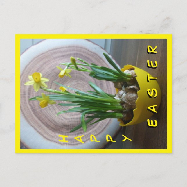 Carte postale verticale de Pâques joyeuse (Devant)