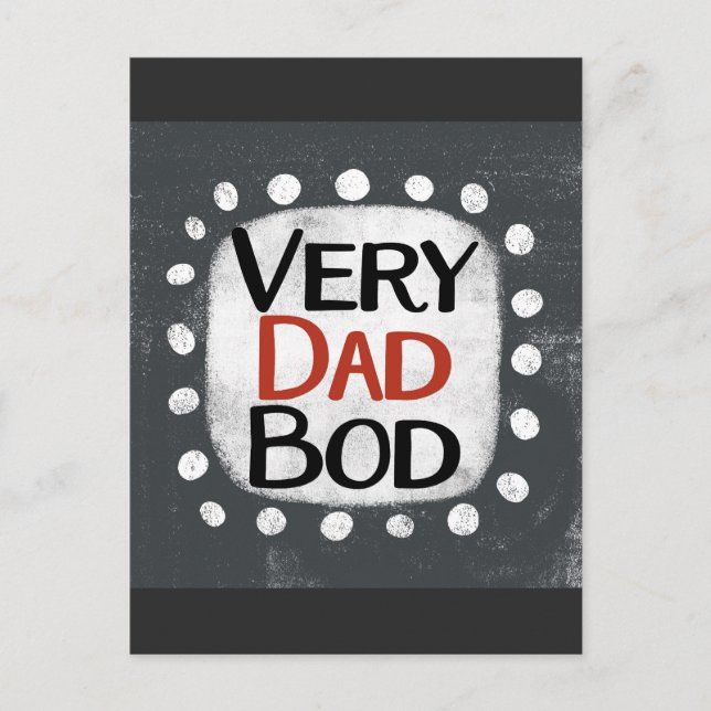 Carte postale Very Dad Bod (Devant)