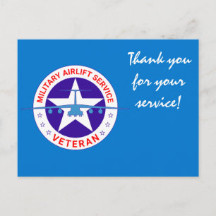 Carte Postale Vétéran du Service de transport aérien militaire p