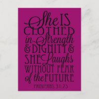 Vêtu de force et de dignité