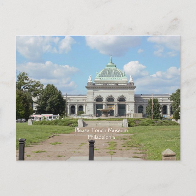 Carte Postale Veuillez contacter le musée Philadelphie (Devant)