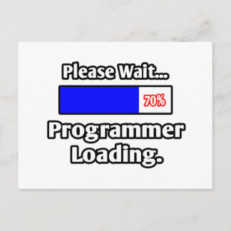 Carte Postale Veuillez patienter...Chargement du programmeur