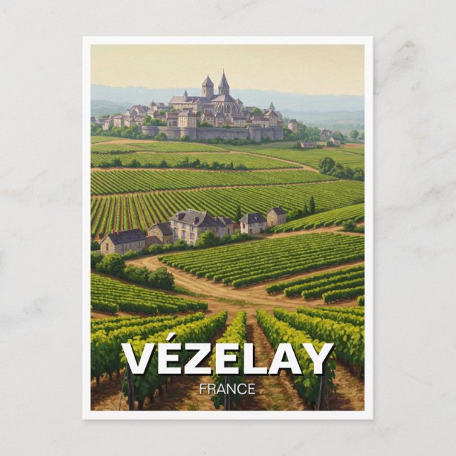 Carte Postale Vezelay Vézelay Bourgogne (Devant)