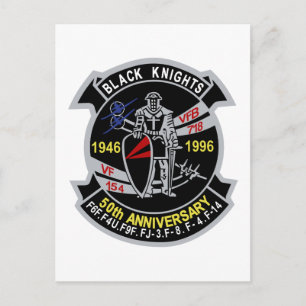 Carte Postale VF-154 Black Knights 50 anniversaire
