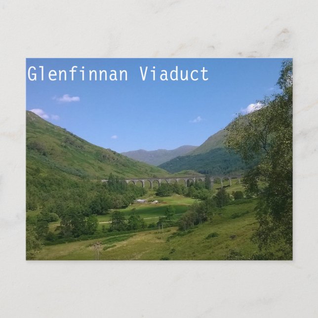 Carte Postale Viaduc de Glenfinnan, Écosse (Devant)