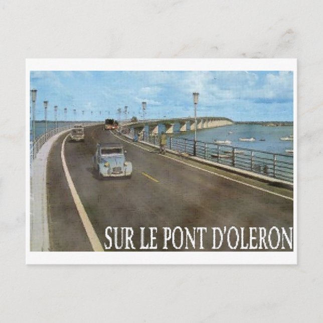 Carte Postale viaduc d'oléron (Devant)