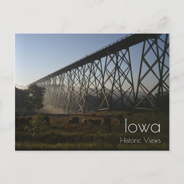 Carte postale Viaduc ferroviaire (Devant)