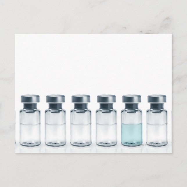 Carte Postale Vials contenant des médicaments pour les injection (Devant)