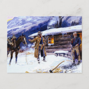 Carte Postale « Viande de Noël » par Charles M Russell
