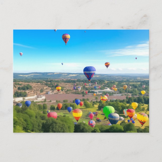 Carte postale Vibrant Balloon Fiesta (Devant)