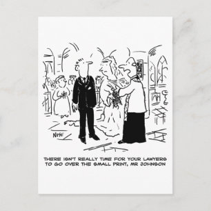 Carte Postale Vicar, Mariage du service religieux, dit non aux a