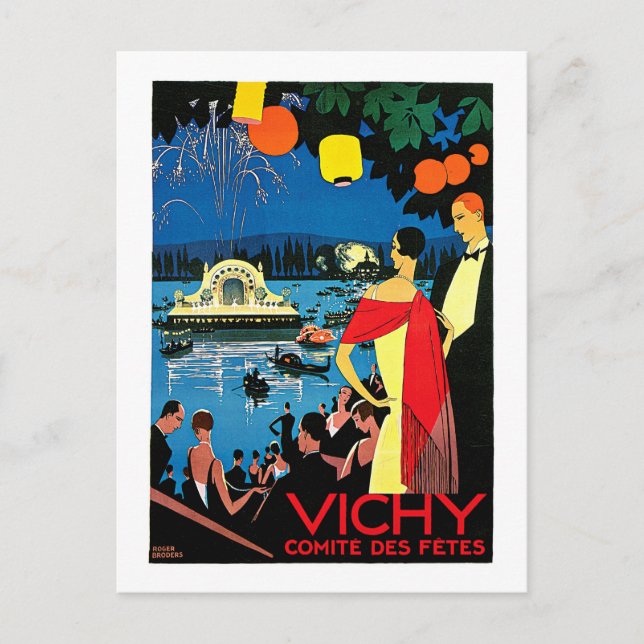 Carte Postale Vichy Comite Des Fetes ~ France Travel Art (Devant)