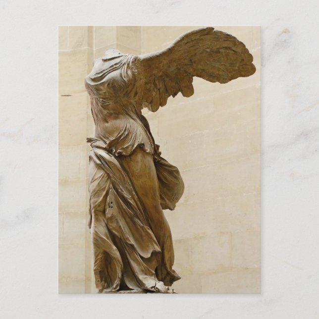 Carte Postale Victoire à ailes de Samothrace (Devant)