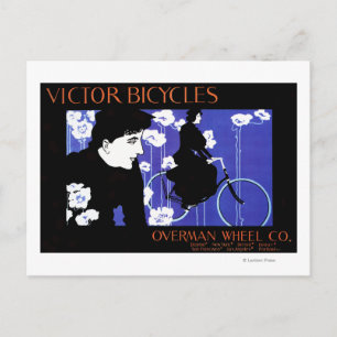 Carte Postale Victor Vélos Overman Wheel Promo Poster