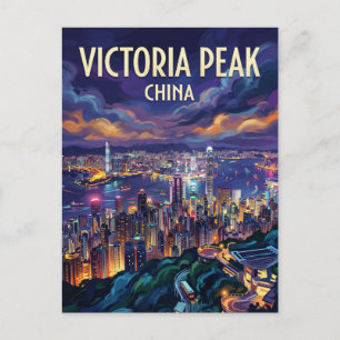 Carte Postale Victoria Peak Chine