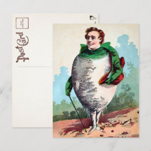 Carte postale Victorian Beet Man 