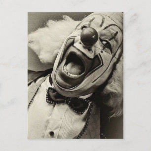 Carte Postale Victorian bizarre drôle Clown