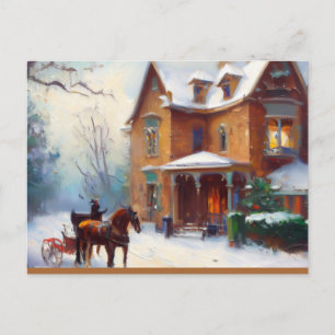 Carte postale Victorian Christmas Picture Invitati