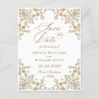 Victorian Ornate Grace Wedding Enregistrer la date