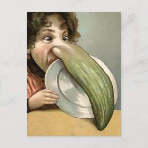 Carte postale Victorian Pickle Nose Woman