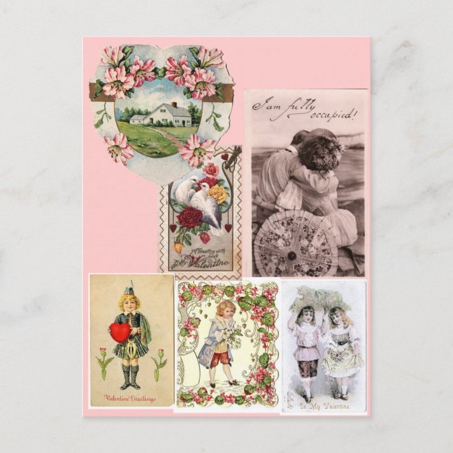 Carte postale Victorian Valentine's Day (Devant)