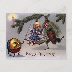 Carte Postale Victorien Déplaisant vintage