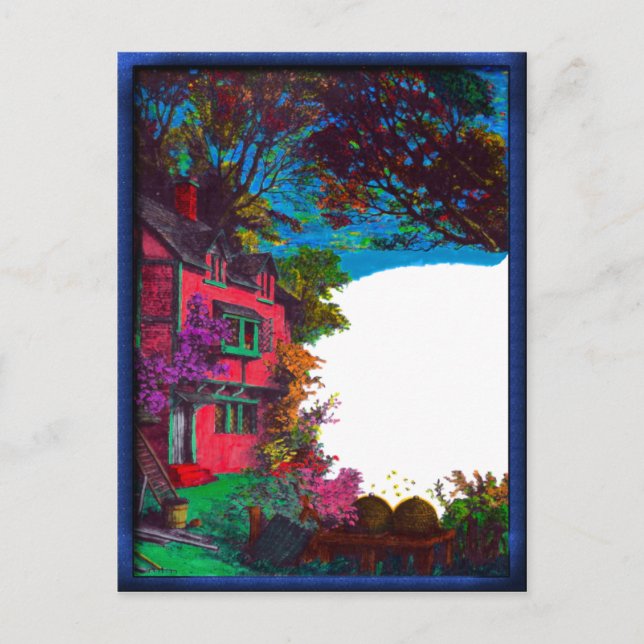 Carte postale victorienne d'art d'automne de (Devant)