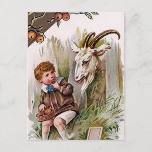 Carte postale victorienne vintage